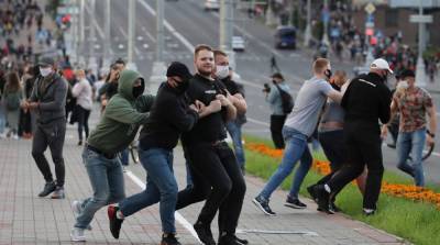 В Минске на воскресных протестах задержали более 160 человек