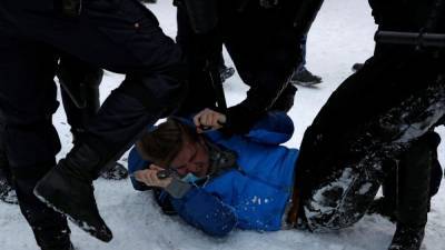 Омбудсмен Петербурга осудил насилие полиции на акции 31 января