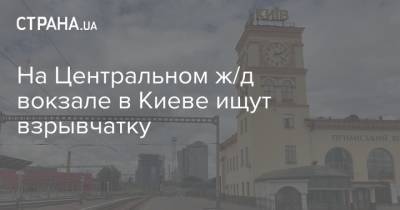 На Центральном ж/д вокзале в Киеве ищут взрывчатку
