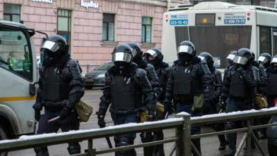 В Кремле заявили о недопустимости насилия против силовиков на незаконных акциях