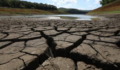 В Симферопольском водохранилище закончились запасы воды