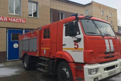 В Смоленске произошло возгорание в гаражном кооперативе