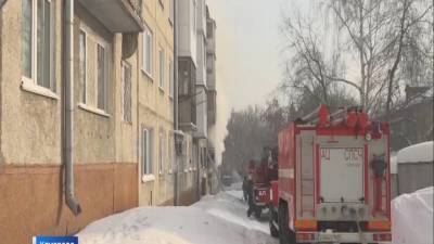 Жертвой пожара в кузбасской столице чуть не стал ребенок