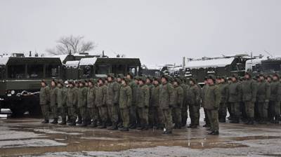 Военнослужащие ВВО вышли на учения в аномальные морозы в Бурятии
