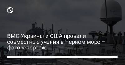 ВМС Украины и США провели совместные учения в Черном море – фоторепортаж