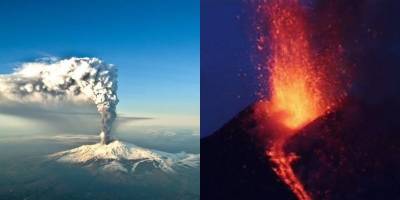 В сети показали фото и видео извержения вулкана "Этна" - ТЕЛЕГРАФ