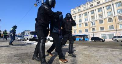 В Сибири и на Дальнем Востоке задержаны более 200 протестующих
