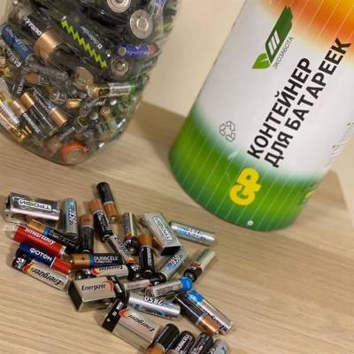 Собранные школьниками батарейки отправлены на переработку