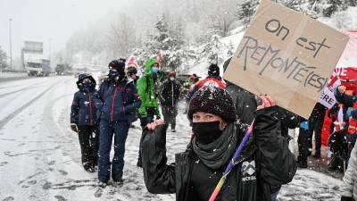 Во Франции протестуют сезонные работники