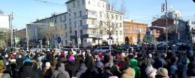 154 человека задержали на незаконной акции протеста в Новосибирске