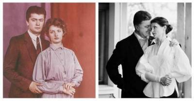 Фото дня: Порошенко показал, как они с женой выглядели в молодости
