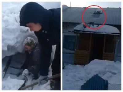 Ещё в одном кузбасском городе сошедший с крыши снег придавил человека