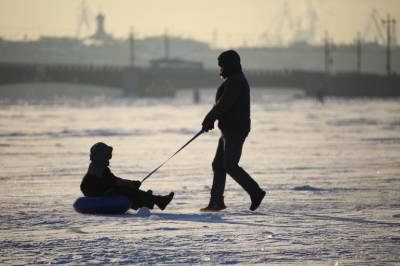 Прошедшая ночь в Петербурге стала самой холодной с начала этой зимы