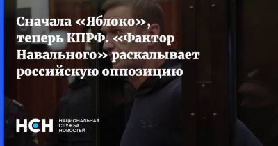 Сначала «Яблоко», теперь КПРФ. «Фактор Навального» раскалывает российскую оппозицию