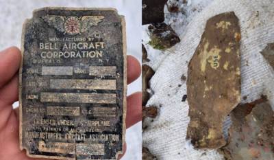 Обломки времен Второй мировой войны: на Тернопольщине раскопали самолет США – фото