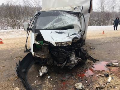 В Касимовском районе два человека пострадали в аварии с грузовиками