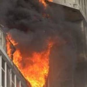 В Хортицком районе Запорожья произошел пожар во многоэтажке
