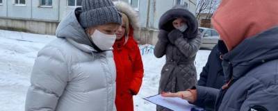 Марина Денисова проверила качество уборки снега в микрорайоне Лукьяново