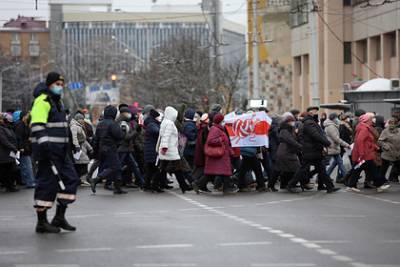 МВД Белоруссии пообещало пресечь протесты во время Всебелорусского собрания