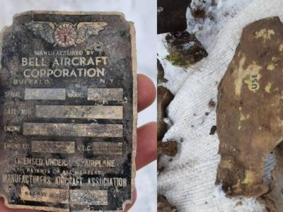 В Тернопольской области нашли обломки американского истребителя времен Второй мировой войны