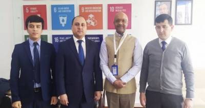 Директор ГУП «Умный город» встретился с главой представительства ЮНИСЕФ в Республике Таджикистан