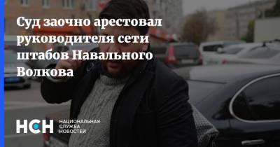 Суд заочно арестовал руководителя сети штабов Навального Волкова