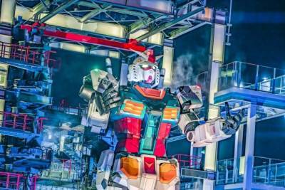 Как выглядит гигантский робот Gundam – яркие фото