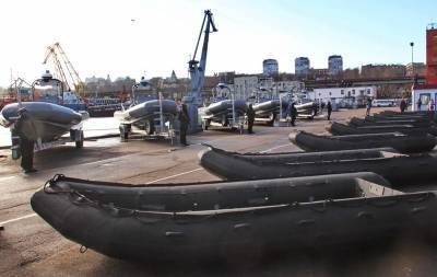США усилили украинский флот 70 надувными лодками