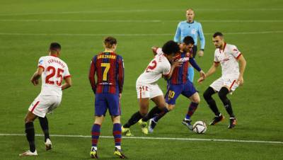 «Севилья» победила «Барселону» в полуфинале Кубка Испании