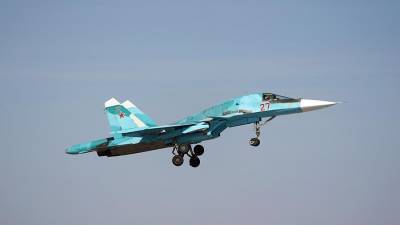 Су-34 уничтожили штаб «противника» на учениях в Курганской области