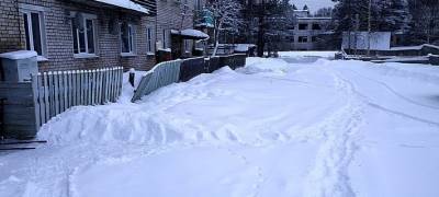 Специалисты дорнадзора республики нашли неубранную от снега улицу в поселке Карелии