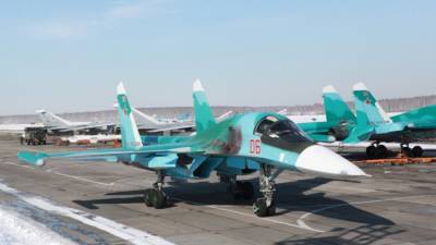 Су-34 с успехом сокрушили штаб "противника" на учениях в Курганской области