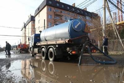 Более трёх тысяч кубометров талой воды откачали в Краснодаре