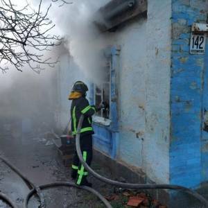 В Мелитополе во время пожара погибла пожилая женщина. Фото