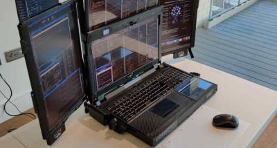 Британская компания Expanscape представила ноутбук с семью экранами