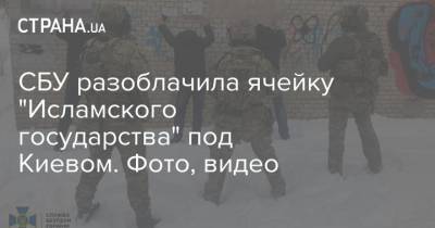 СБУ разоблачила ячейку "Исламского государства" под Киевом. Фото, видео