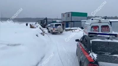 Появились кадры с места гибели пятерых рабочих в Солнечногорске