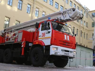 В Петербурге школьников эвакуировали из-за пожара в актовом зале