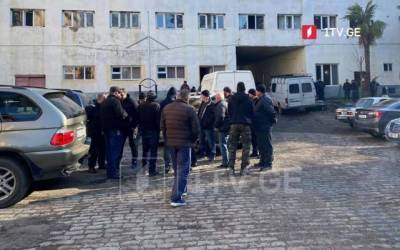 В грузинском Ткибули протестуют работники шахты Дзидзигури
