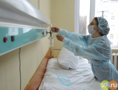 Число "ковидных" коек в больницах Пермского края сокращено на 21,5%