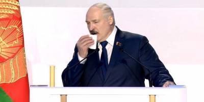 Лукашенко не мог продолжить свою речь из-за приступа сильного кашля — видео