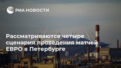 Рассматриваются четыре сценария проведения матчей ЕВРО в Петербурге