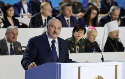 Шоу маст гоу он. Сколько потрачено на массовку для Лукашенко на ВНС?