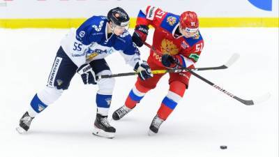 Сборная РФ одолела команду Финляндии в стартовом матче Шведских хоккейных игр