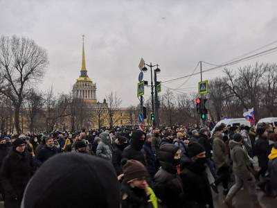 Координатора НОДа оштрафовали за участие в акции в поддержку Навального
