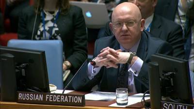 Василий Небензя на заседании Совбеза ООН обвинил Францию и Германию в причастности к преступлениям в Донбассе