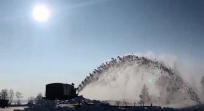 В сети показали поддержку военного аэродрома в боеготовности в условиях снежной стихии (ВИДЕО)
