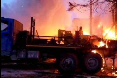 Пожар в Петро-Славянке оставил без газа 73 частных дома