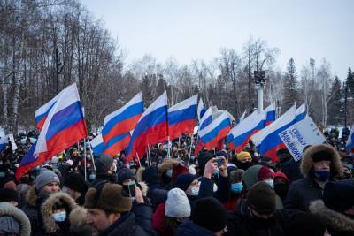 50 томичей задержали на мирных акциях в поддержку Навального 23 и и 31 января