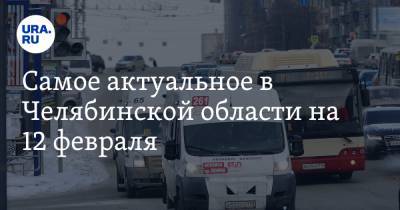 Самое актуальное в Челябинской области на 12 февраля. Повышается цена на проезд в маршрутках, задержаны члены банды вымогателей